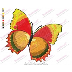 Beautiful Butterfly Embroidery Design 03